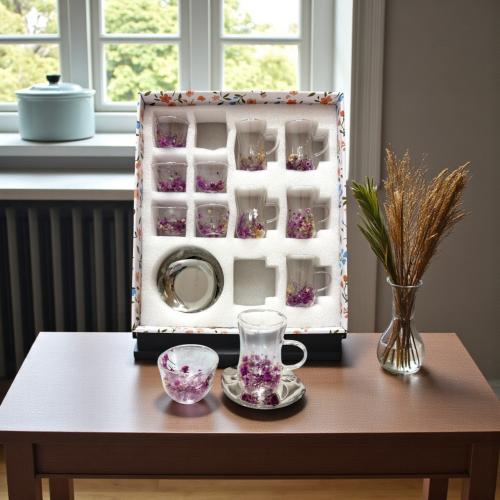 طقم كاسات 18 حبه