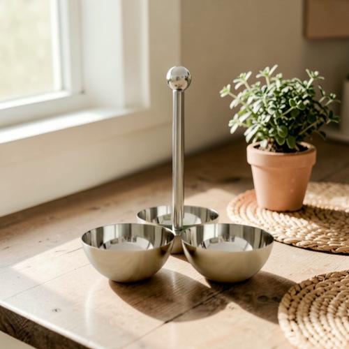 شيالة حلاوة استيل 3 صحن