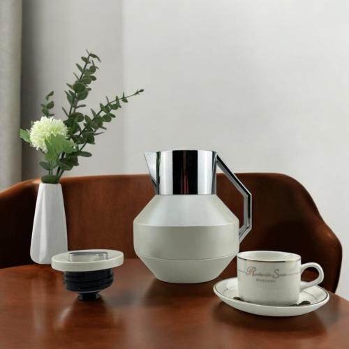 ترامس سعة 1 لتر سكرى فضي