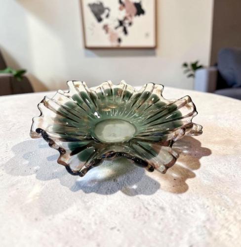 صحن حلاوة زجاج