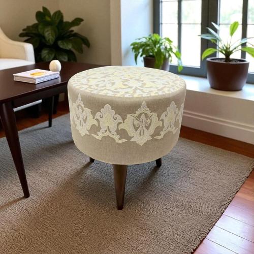 كرسي بوف دائري 40 * 40 سم هندي