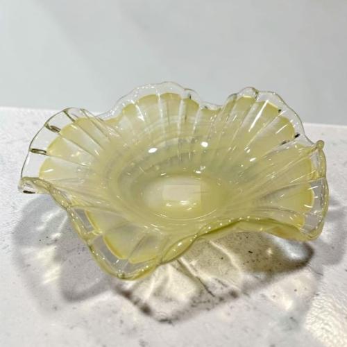 صحن حلاوة زجاج