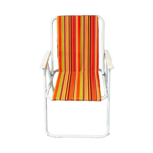 كرسي رحلات ملون قابل للطي - شكل 031 ( أحمر )