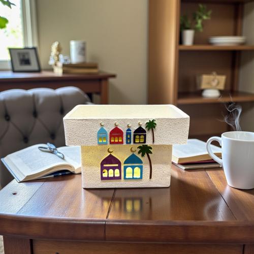 صحن مستطيل بقاعدة بولي رمضان