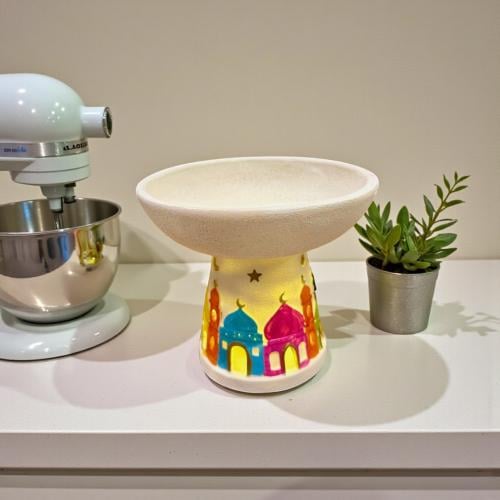 صحن سيراميك بقاعدة رمضان