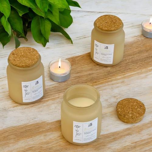 شمع كاسة برطمان ديكور بالحبة