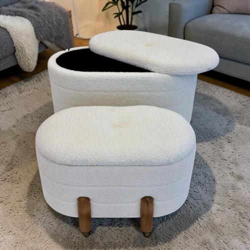 صندوق خشب قماش ابيض مقاسين