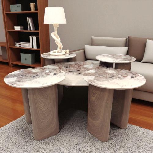 طقم طاولات شاي 5 قطع