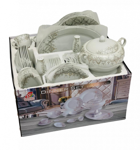 طقم سفرة سيراميك 70 قطعة