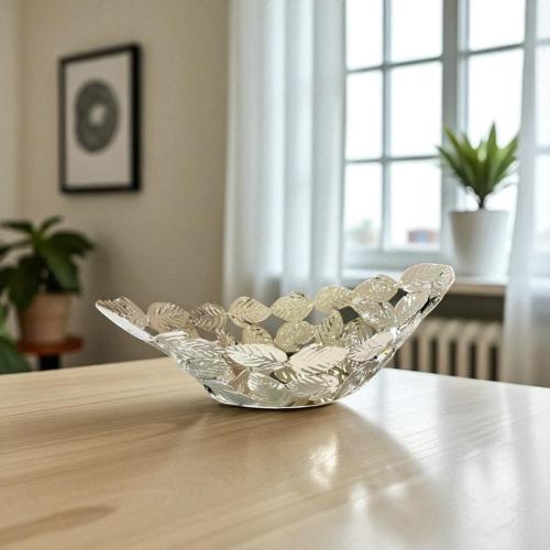 صحن ستيل فضي هندي