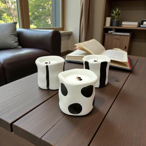 شمع كاسة سيراميك