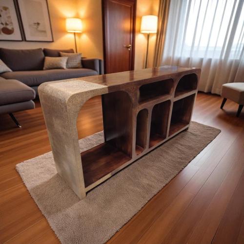 مدخل خشب نص نحاس مقاس 160 * 40 * 75 سم