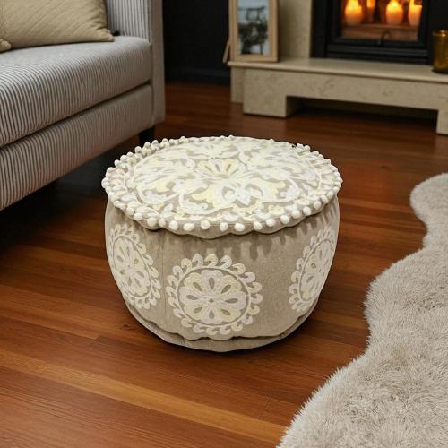 بوف دائري 60 * 25 سم هندي