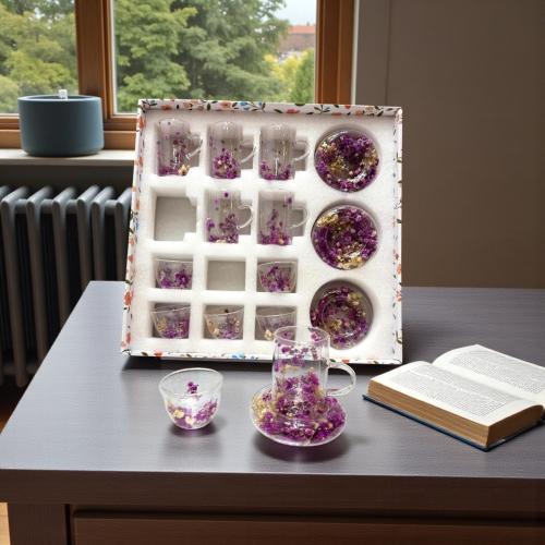 طقم كاسات 18 حبه