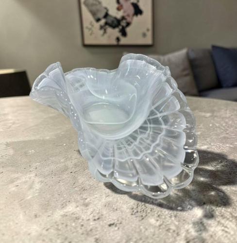 صحن حلاوة زجاج