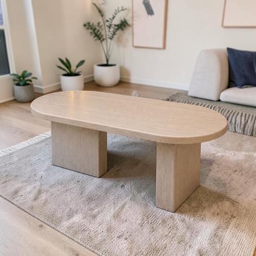 طاولة مفرد بيضاوي مقاس 120 * 60 * 45
