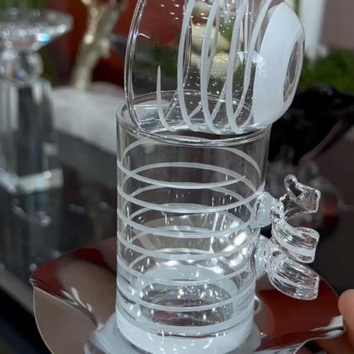 طقم شاي 18 قطعة ابيض