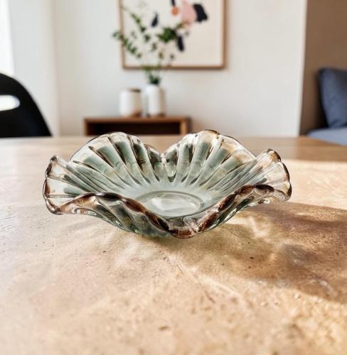 صحن حلاوة زجاج