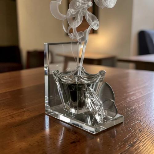 مبخرة كريستال مع ستاند