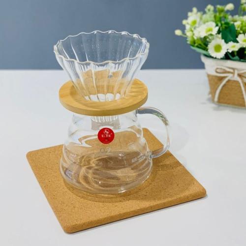 براد قهوة زجاج مع مصفي