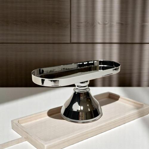 صحن حلا معدن بقاعدة