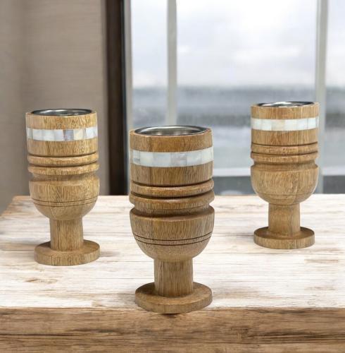 مبخرة خشب ديكور 15 سم بالحبه