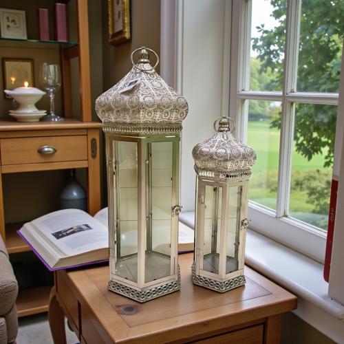 طقم فانوس رمضان 2 حبة مقاس 49 - 67 سم