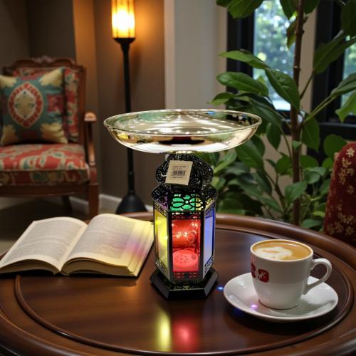 صحن استيل باستاند فانوس رمضان