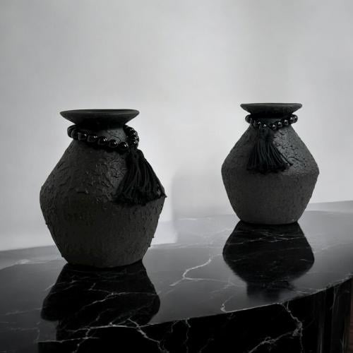 فازة سيراميك بالحبة - مقاس 19 سم