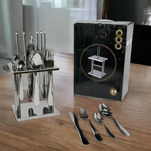 طقم ملاعق باستاند 24 قطعة