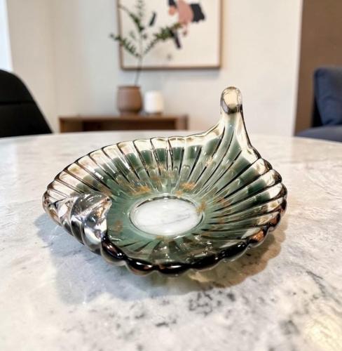 صحن حلاوة زجاج