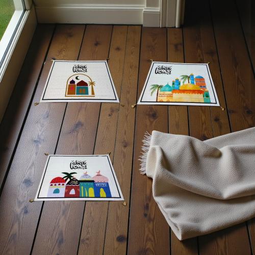 مفرش طاولة قماش رمضان