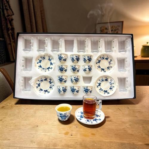 طقم فنجان مع بيالة 36 قطعة