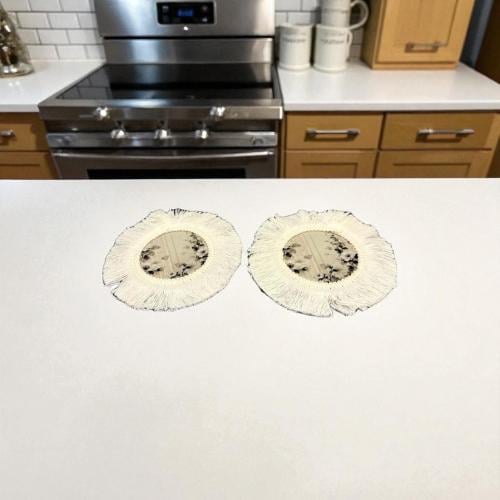 طقم مفرش 2 حبه مقاس 10 سم