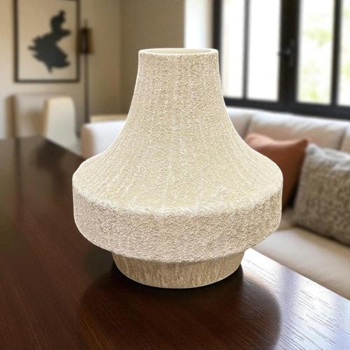 فازة سيراميك ابيض