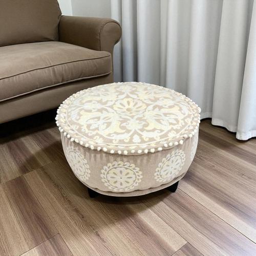 بوف دائري 60 * 25 سم هندي