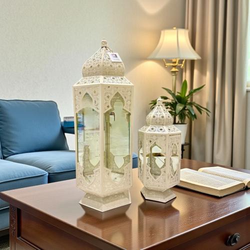 طقم فانوس رمضان 2 حبة مقاس 49 - 76 سم