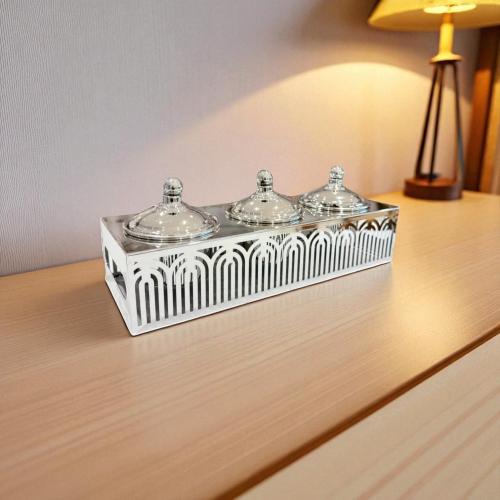 شيالة حلاوة معدن 3 حبه بستاند