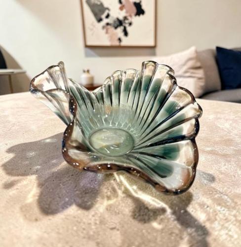 صحن حلاوة زجاج