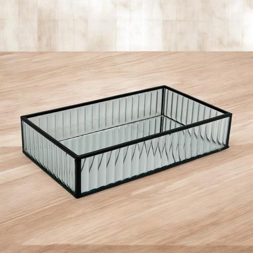 صحن تقديم زجاج