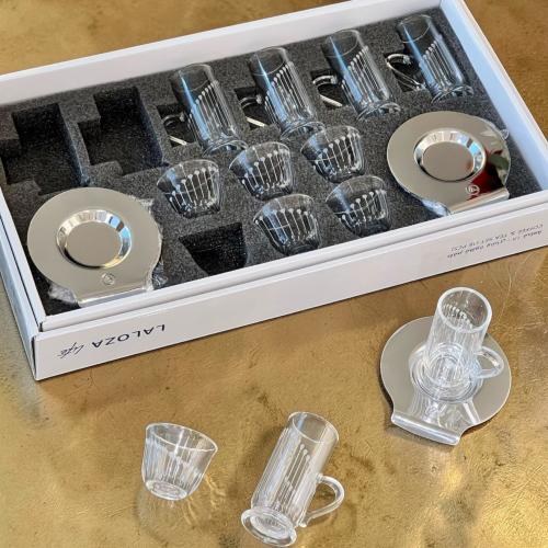 طقم شاي وقهوة 18 قطعة