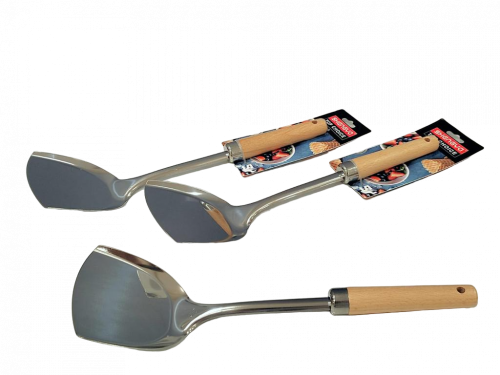 ملعقة مطبخ استيل بيد بالحبة