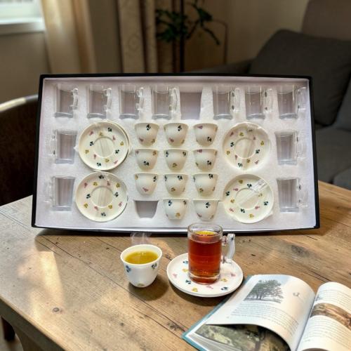 طقم فنجان مع بيالة 36 قطعة