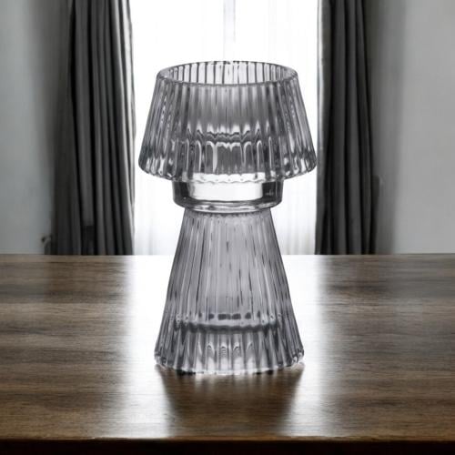 شمعدان زجاج مقاس 7 * 11 سم