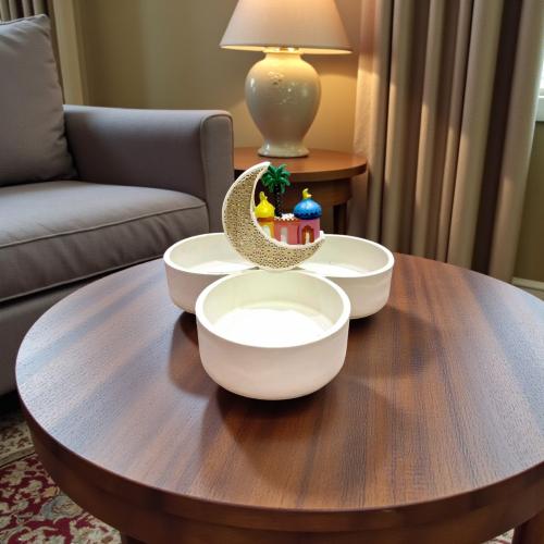 صحن سيراميك 3 حبه رمضان