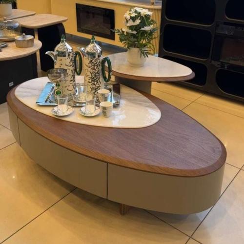 طقم طاولة جرانيت بقاعدة