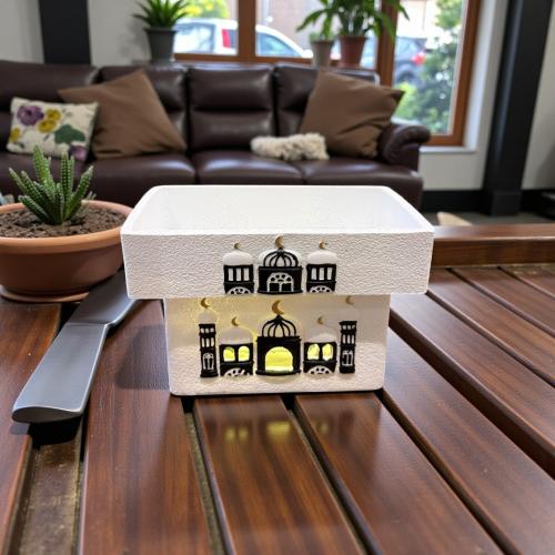 صحن بولي مستطيل رمضان