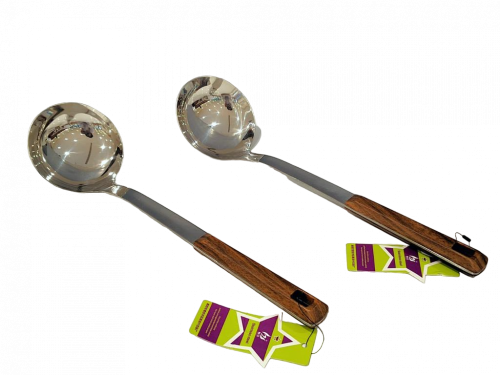 ملعقة مطبخ استيل بيد بالحبة