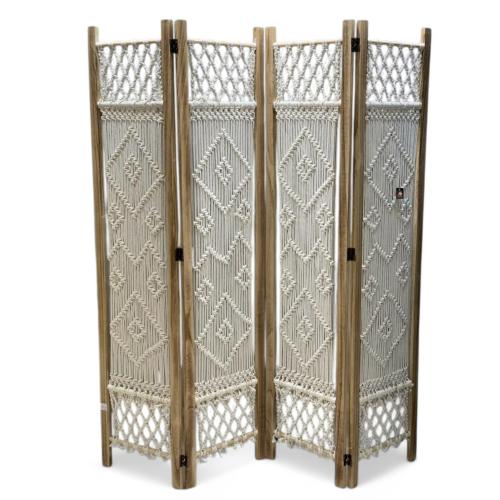 بارتيشن خشب ديكور 4 درفه