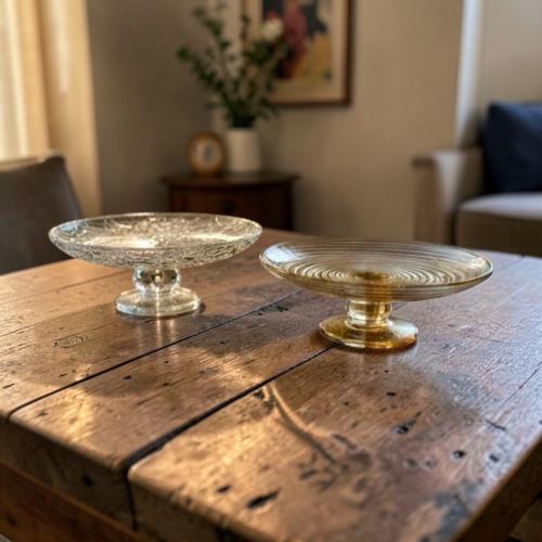 ًصحن زجاج شفاف